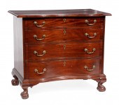 MASSACHUSETTS MAHOGANY CHEST O