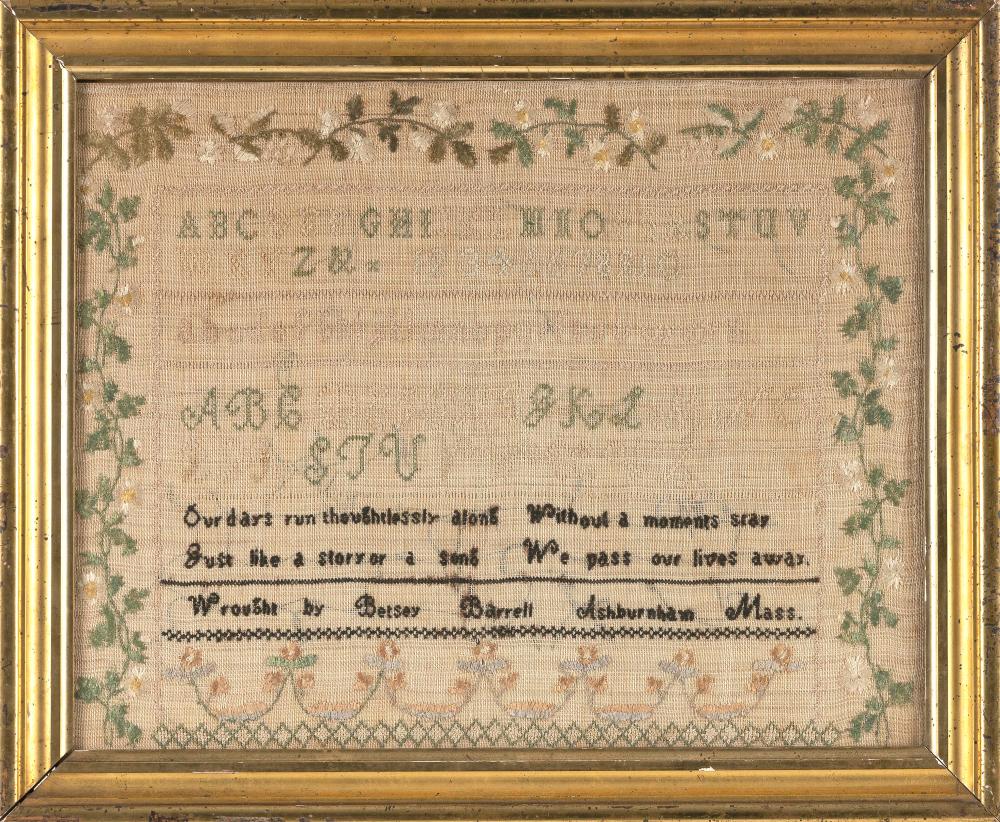 MASSACHUSETTS NEEDLEWORK SAMPLER