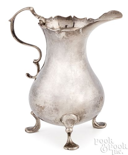 MASSACHUSETTS SILVER CREAM PITCHER,