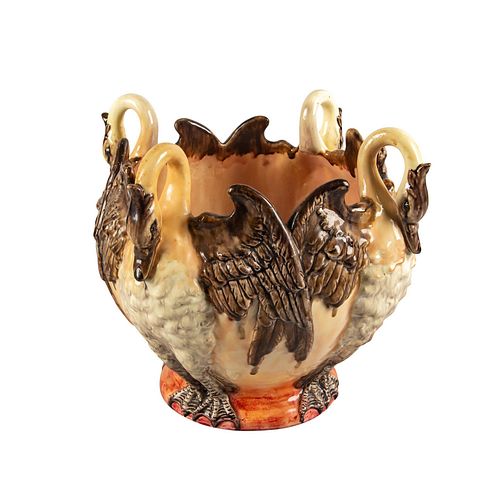 MASSIER POTTERY SWAN