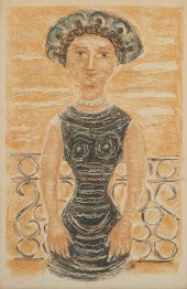MASSIMO CAMPIGLI DONNA AL BALC