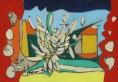 MASSINI ABSTRACT MIXED MEDIA P