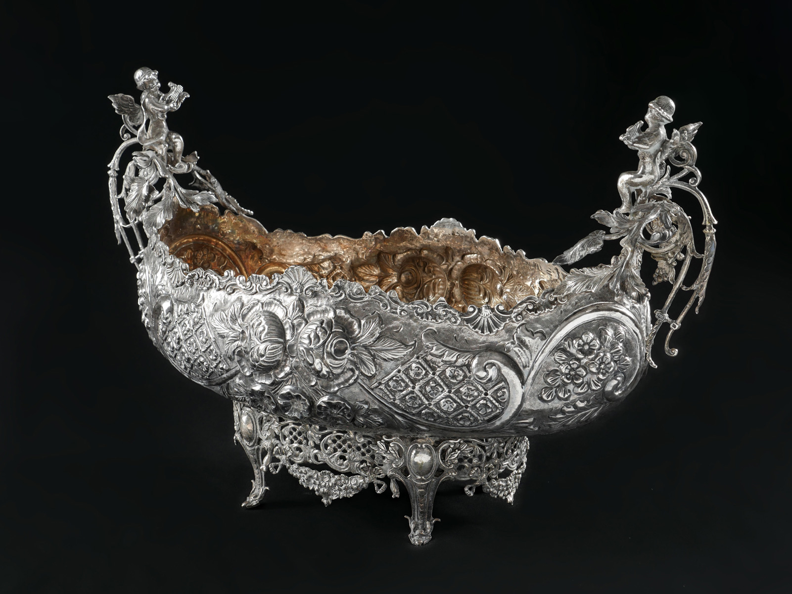 MASSIVE .900 FINE SILVER FIGURAL