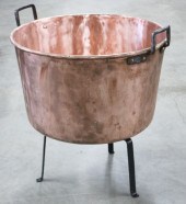 MASSIVE ANTIQUE COPPER BUCKET