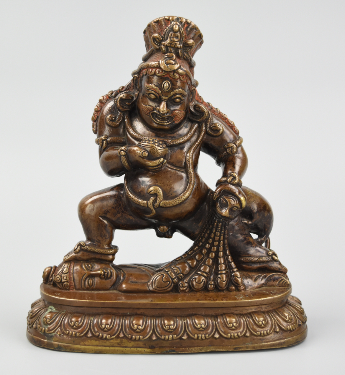 MASSIVE CHINESE BRONZE BUDDHA OF