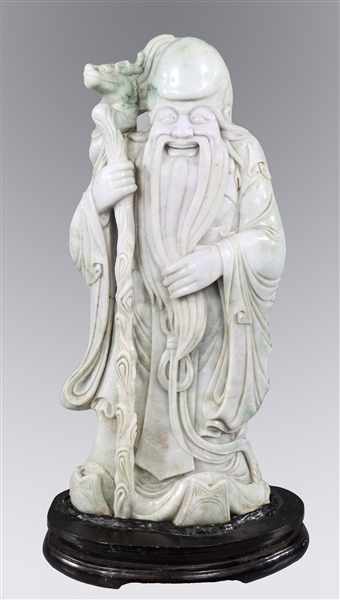 Massive Chinese carved jadeite