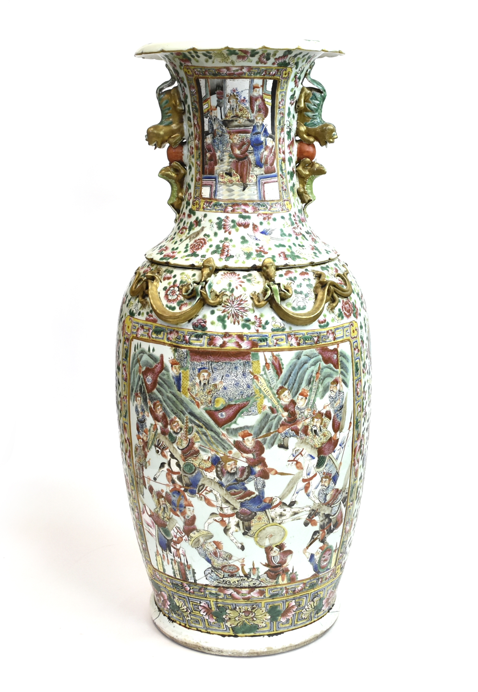 MASSIVE CHINESE CELADON CANTON