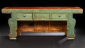 Massive Chinese Painted Altar