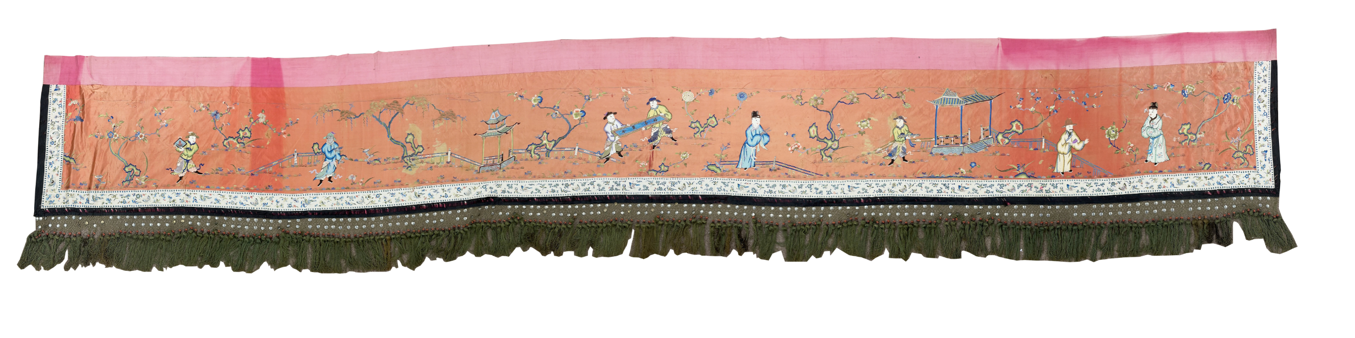 MASSIVE CHINESE SILK EMBROIDERY