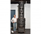 Massive German cast iron circu