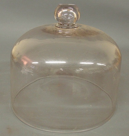 Massive glass cheese dome with a
