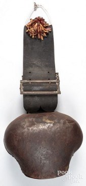 MASSIVE IRON COW BELL, EARLY 2