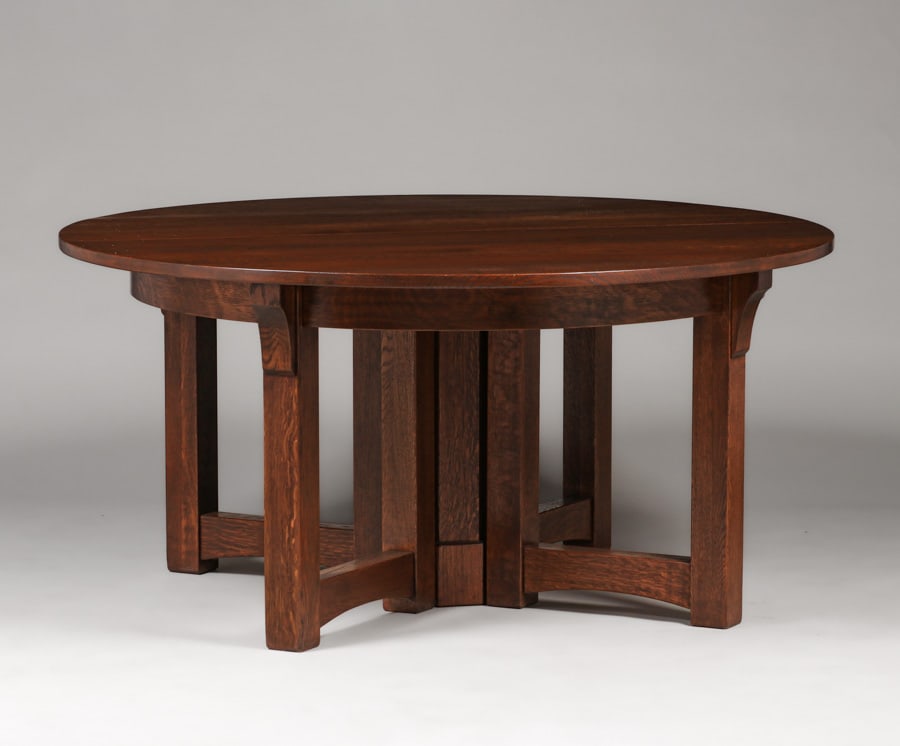 MASSIVE LIMBERT 60" FIVE-LEG DINING