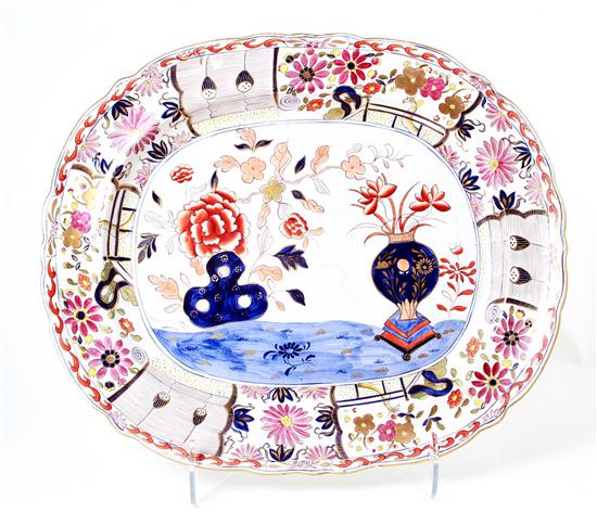Massive Mason's ironstone platter