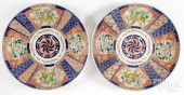 MASSIVE PAIR OF IMARI CHARGERS