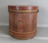 MASSIVE RED PAINTED SOFTWOOD L