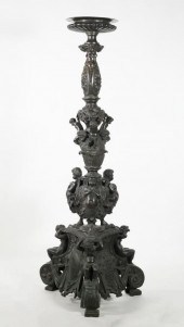 MASSIVE VINTAGE BRONZE FIGURAL