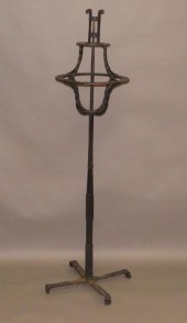 MASSIVE WROUGHT IRON CANDLE FL