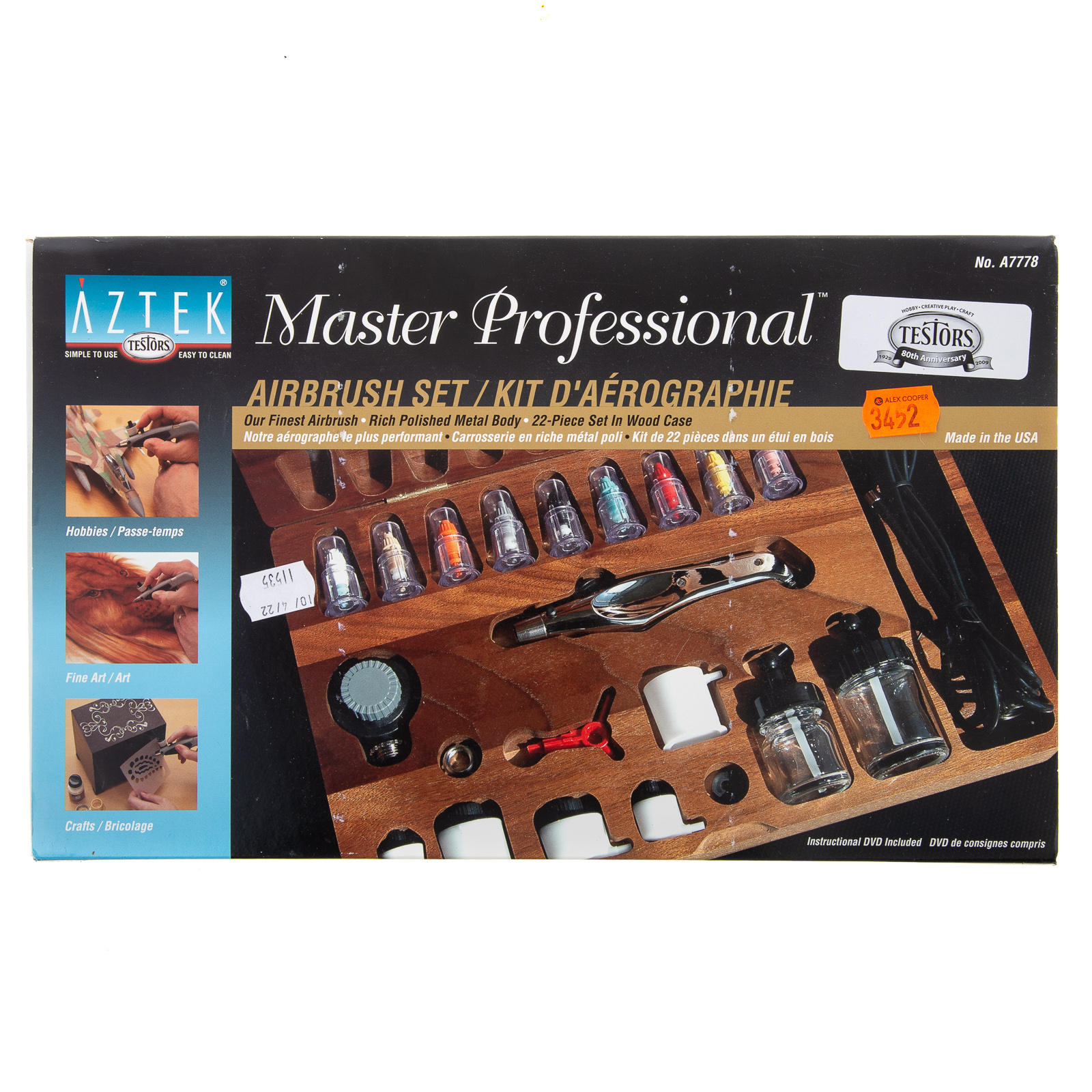 MASTER PROFESSIONAL AIRBRUSH SET .