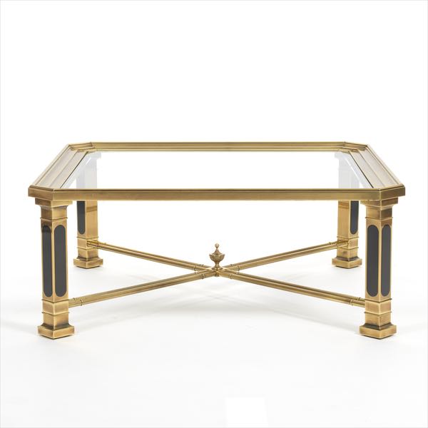MASTERCRAFT BRASS COFFEE TABLE 16
