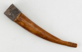 MASTODON IVORY CARVED HORN 19T
