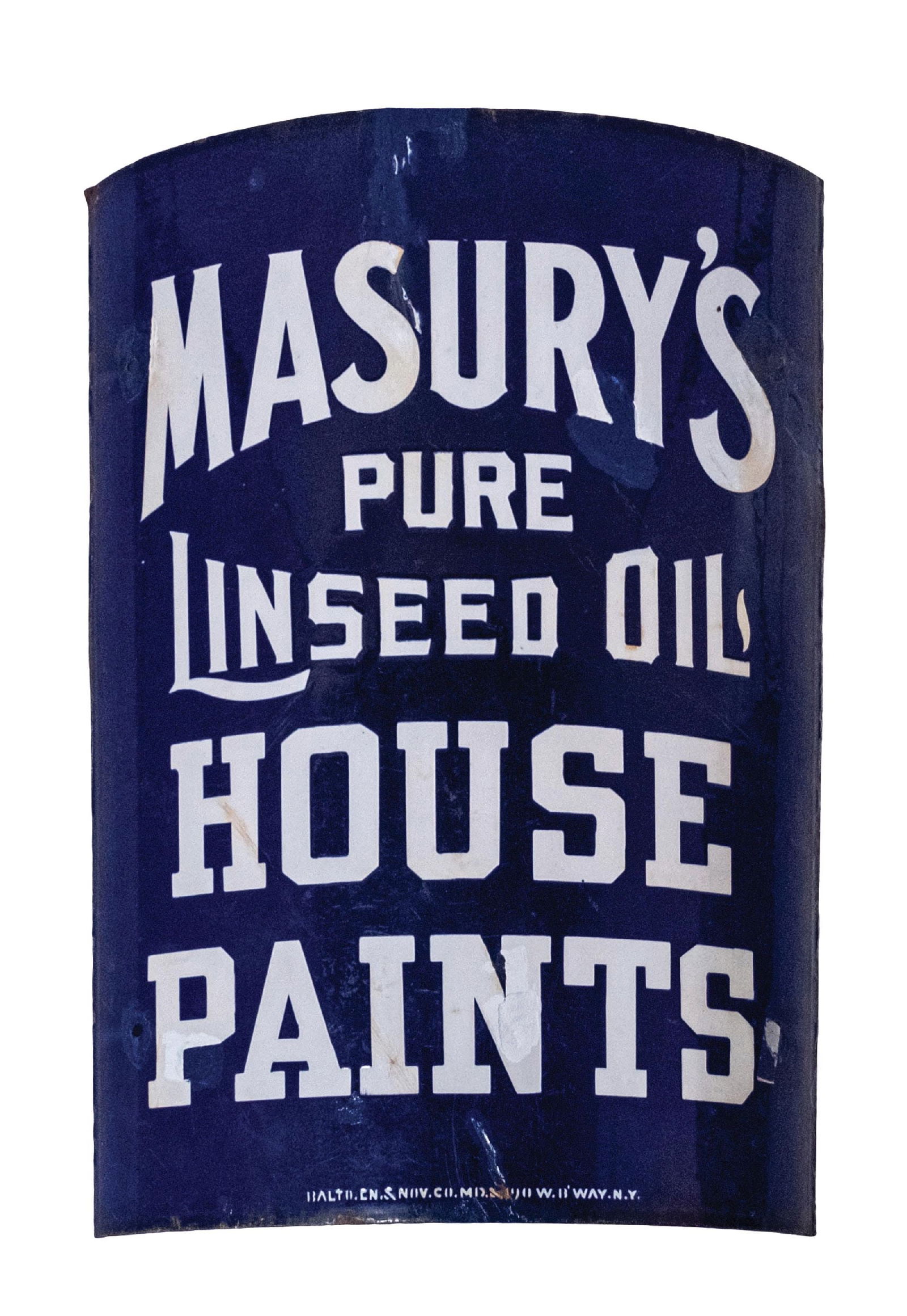 MASURYS PURE LINSEED OIL HOUSE