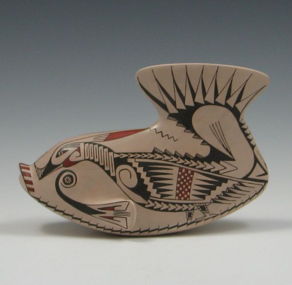 Mata Ortiz Fish Effigy by Thomas