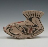 Mata Ortiz Fish Effigy by Thom