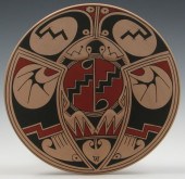 Mata Ortiz Turtle Effigy Plate