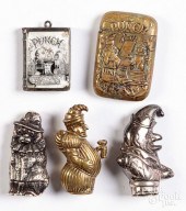MATCH SAFES WITH PUNCH IMAGERY