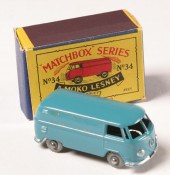 Matchbox toy; boxed VW transpo