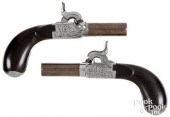 MATCHED PAIR OF BELGIAN PERCUS