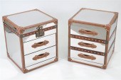 MATCHED PAIR OF CAMPAIGN STYLE