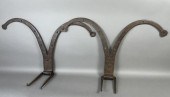 MATCHED PAIR OF RAM'S HORN BAR