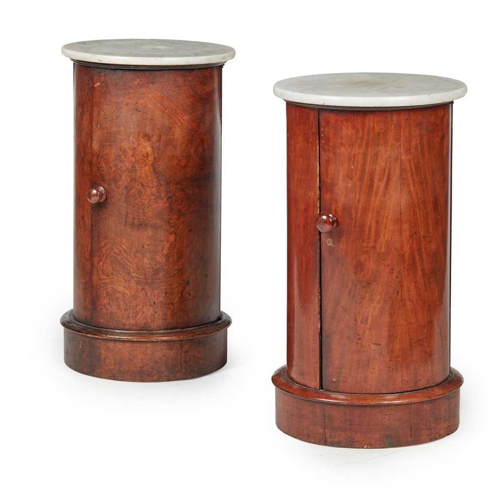 MATCHED PAIR OF VICTORIAN MARBLE