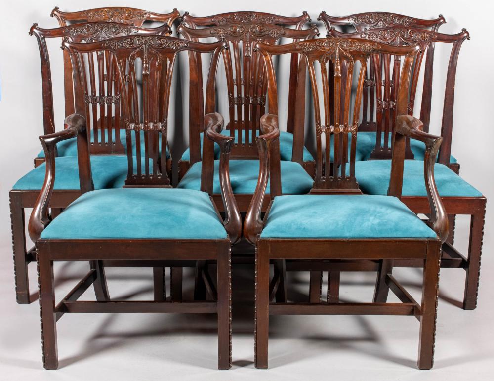 MATCHED SET OF EIGHT GEORGE III