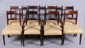 MATCHED SET OF EIGHT REGENCY B