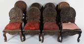 MATCHED SET OF SIX BURMESE CAR