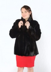 MATCHING BLACK/ BROWN MINK JAC