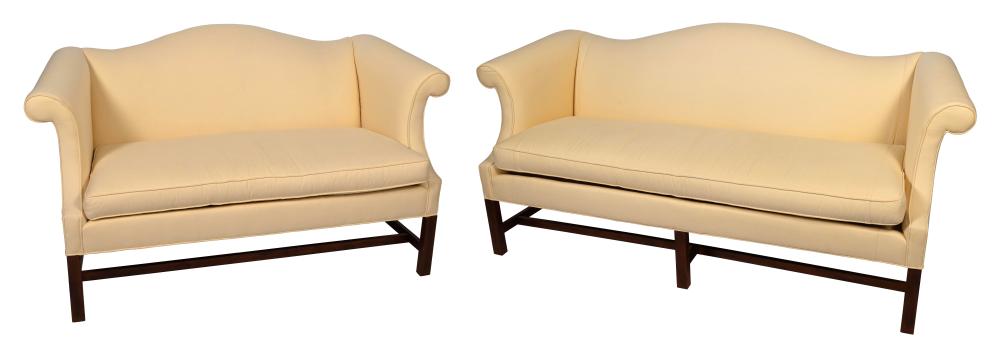 MATCHING CAMELBACK SOFA AND