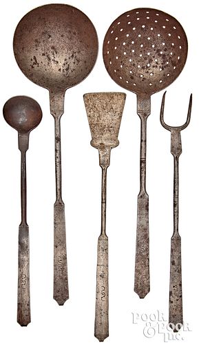 MATCHING SET OF WROUGHT IRON