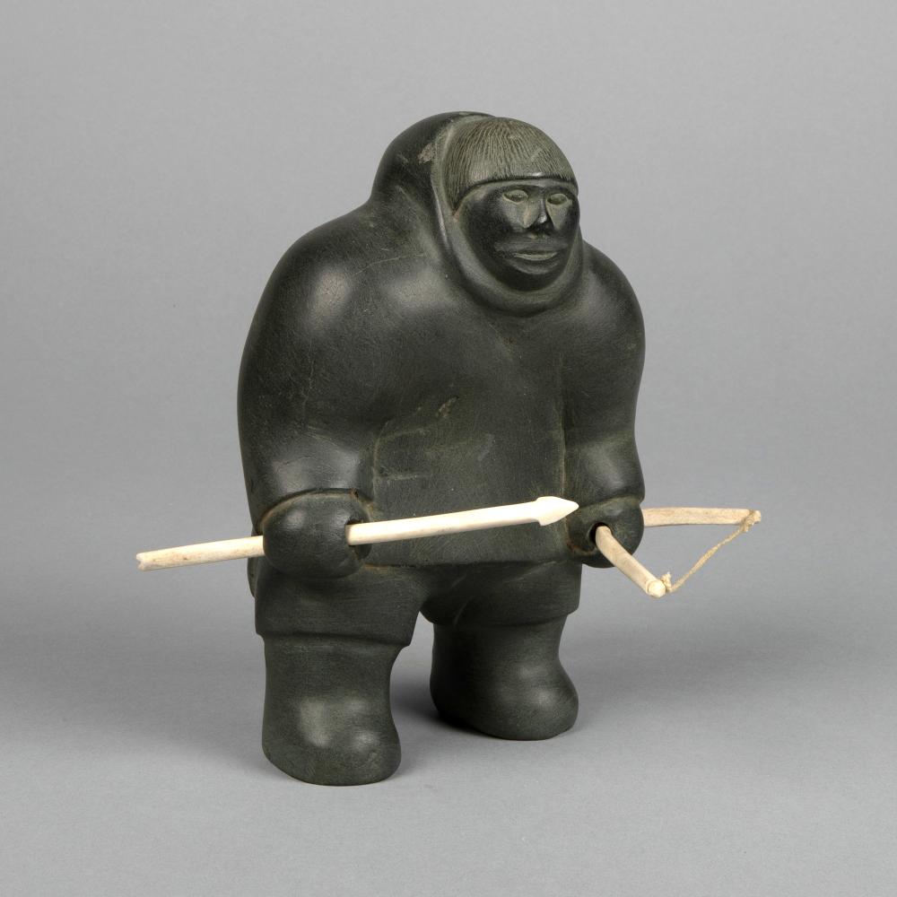 MATHEW AQIGAAQ, HUNTER WITH BOW AND
