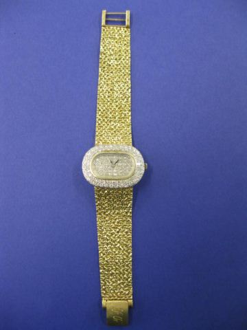 Mathey Tissot Diamond Wristwatch