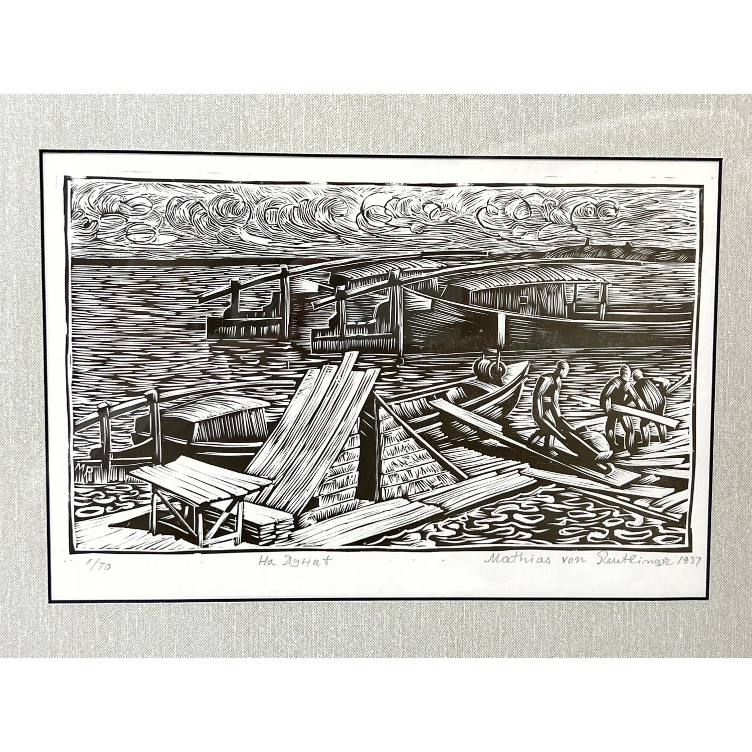 MATHIAS VON REUTLINGER 1937 Print