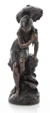 MATHURIN MOREAU "GIRL WITH UMB