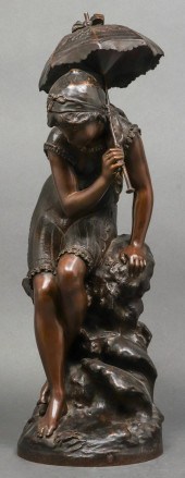 MATHURIN MOREAU "GIRL WITH UMB