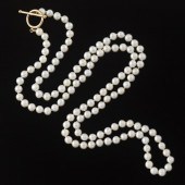 MATINEE 6MM PEARL NECKLACE WIT