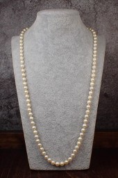 MATINEE LENGTH PEARL AND GOLD
