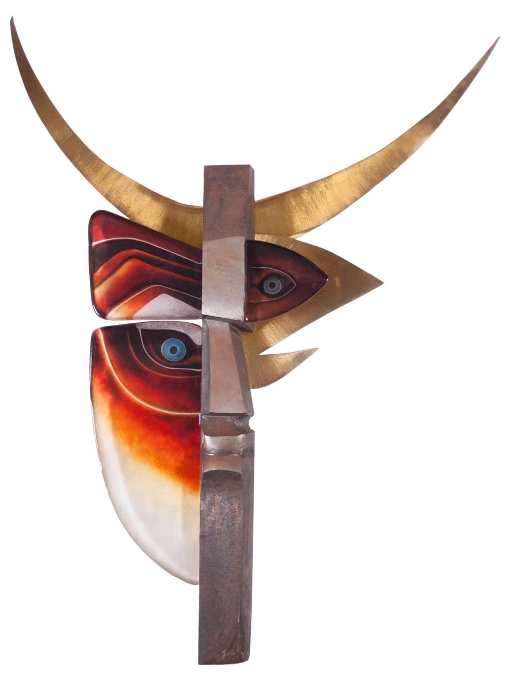MATS JONASSON ART GLASS AND IRON