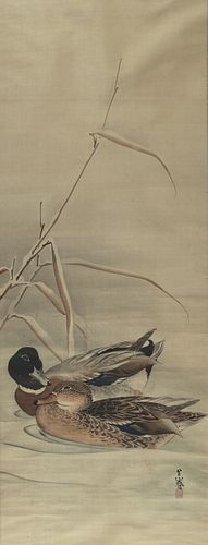 MATSUMURA GOSHUN SCROLL PAINTING OF